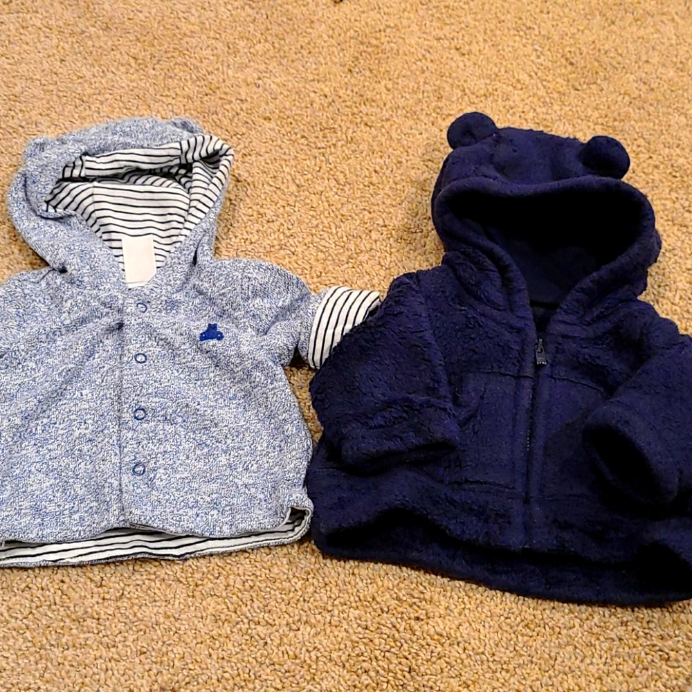 2 baby jackets